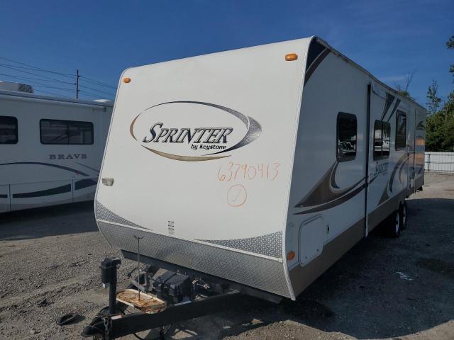 4YDT31128A1530252 - 2010 KEYSTONE SPRINTER WHITE photo 2