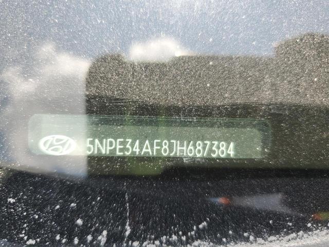 5NPE34AF8JH687384 - 2018 HYUNDAI SONATA SPORT BLACK photo 12