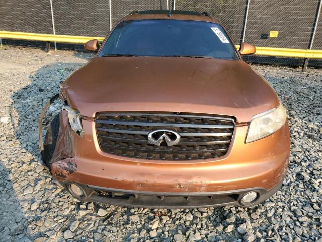 JNRBS08W83X403148 - 2003 INFINITI FX45 ORANGE photo 5