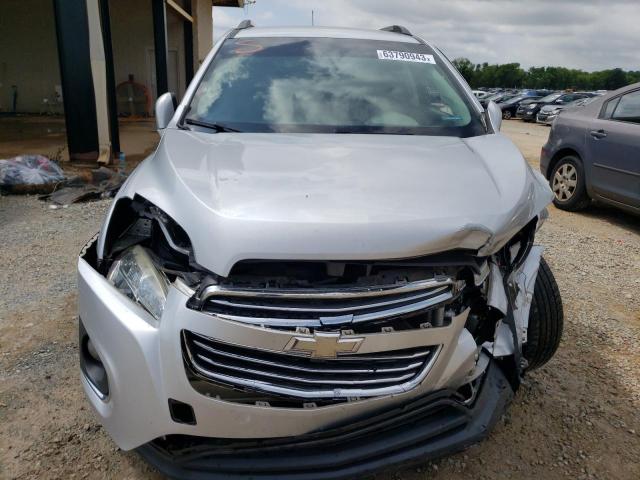 3GNCJMSB9GL162956 - 2016 CHEVROLET TRAX LTZ SILVER photo 5