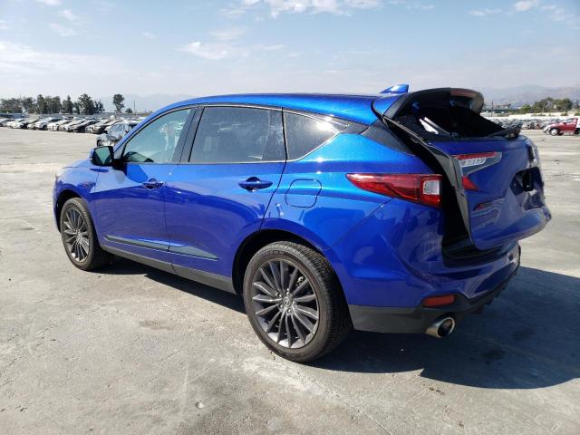 5J8TC2H84NL011407 - 2022 ACURA RDX A-SPEC ADVANCE BLUE photo 2