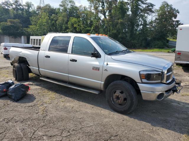 3D7MX49C77G728945 - 2007 DODGE RAM 3500 SILVER photo 4