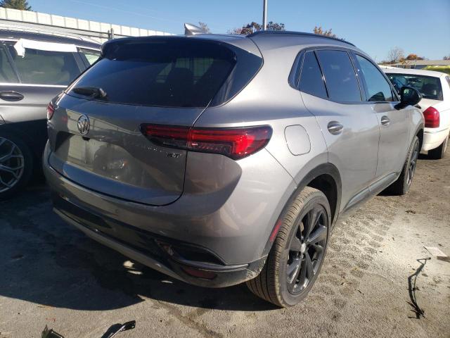 LRBFZPR40MD120652 - 2021 BUICK ENVISION ESSENCE ნაცრისფერი ფოტო 4