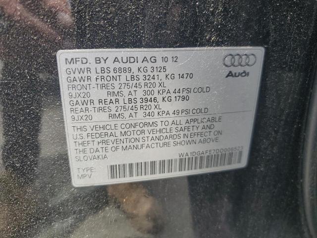 WA1DGAFE7DD006523 - 2013 AUDI Q7 PRESTIGE BLACK photo 14