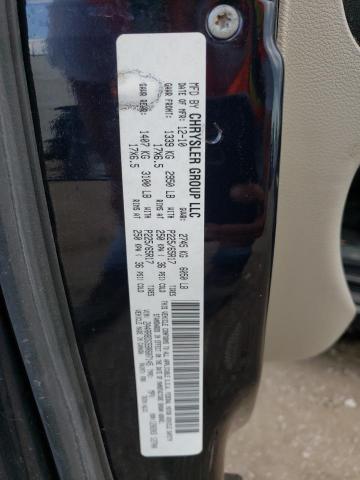 2A4RR8DG5BR607145 - 2011 CHRYSLER TOWN & COU TOURING L BLUE photo 13