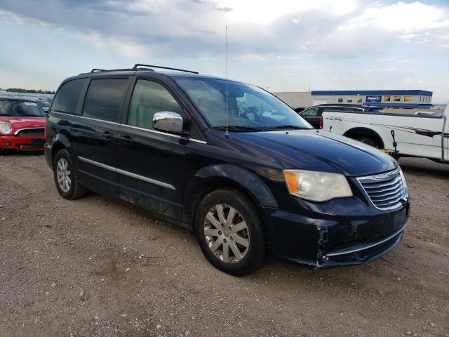 2A4RR8DG5BR607145 - 2011 CHRYSLER TOWN & COU TOURING L BLUE photo 4