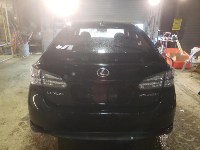 JTHBB1BA0A2036967 - 2010 LEXUS HS 250H BLACK photo 6