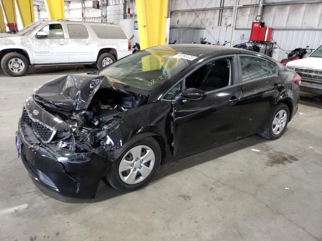 3KPFK4A77HE160015 - 2017 KIA FORTE LX BLACK photo 1