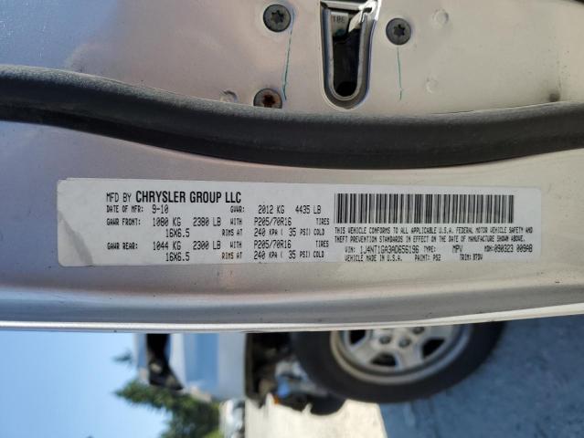 1J4NT1GA3AD656196 - 2010 JEEP PATRIOT SPORT ვერცხლისფერი ფოტო 13