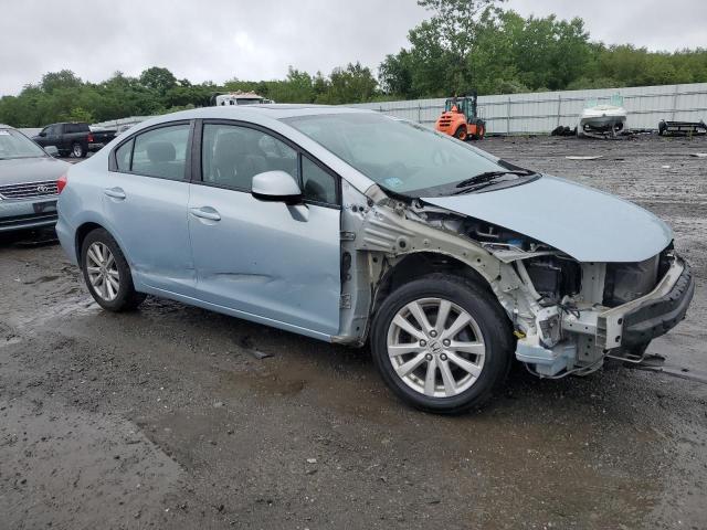 19XFB2F97CE327299 - 2012 HONDA CIVIC EXL BLUE photo 4