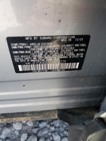 JF2SKADC5LH456225 - 2020 SUBARU FORESTER SILVER photo 13