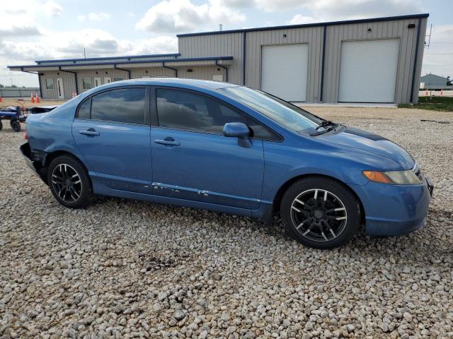 1HGFA16528L086021 - 2008 HONDA CIVIC LX BLUE photo 4