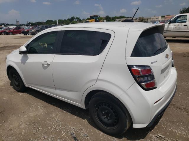 1G1JG6SH6J4106770 - 2018 CHEVROLET SONIC WHITE photo 2