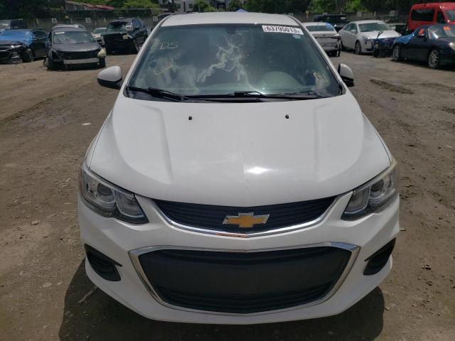 1G1JG6SH6J4106770 - 2018 CHEVROLET SONIC WHITE photo 5