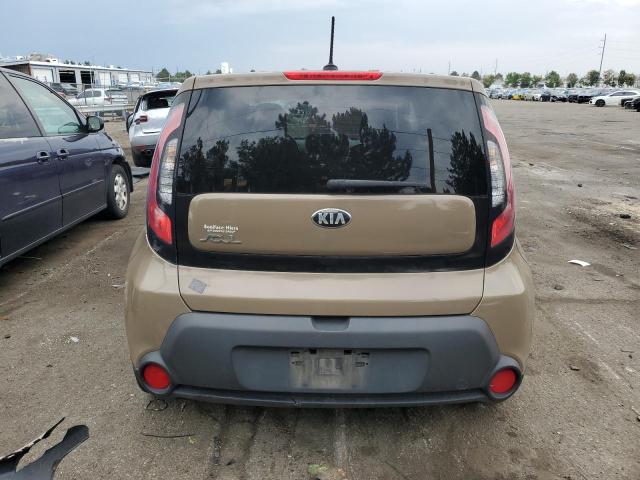 KNDJN2A22G7299994 - 2016 KIA SOUL TAN photo 6