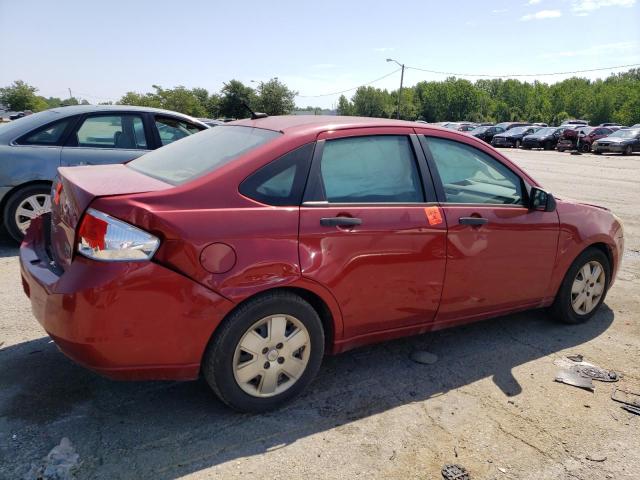 1FAHP3ENXAW218827 - 2010 FORD FOCUS S RED photo 3