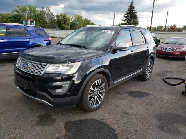 1FM5K8HT5GGB78948 - 2016 FORD EXPLORER PLATINUM BLACK photo 1