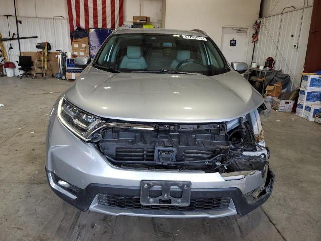 2HKRW2H95HH663907 - 2017 HONDA CR-V TOURING SILVER photo 5