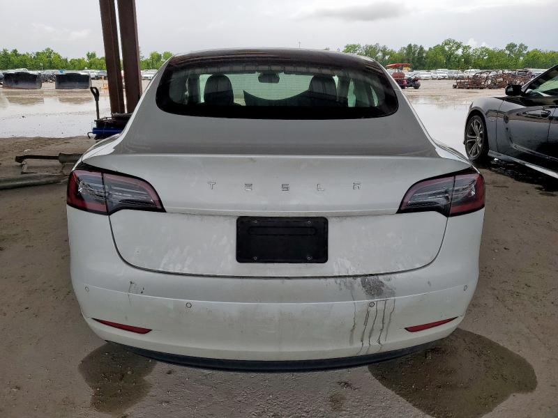 5YJ3E1EA3NF120809 - 2022 TESLA MODEL 3 WHITE photo 6