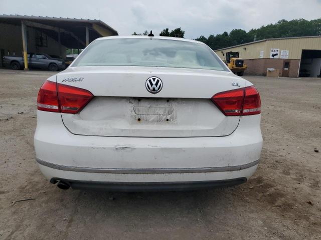 1VWCP7A34CC065198 - 2012 VOLKSWAGEN PASSAT SEL WHITE photo 6