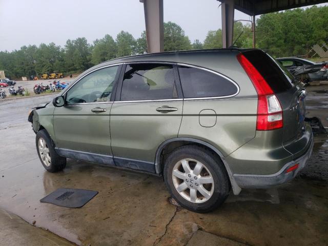 JHLRE38797C042674 - 2007 HONDA CR-V EXL GREEN photo 2