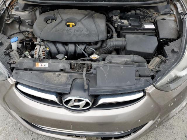 5NPDH4AE9DH274737 - 2013 HYUNDAI ELANTRA GLS GOLD photo 11