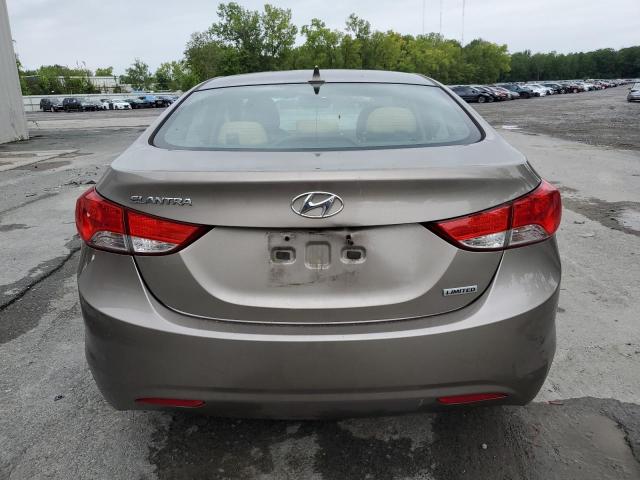 5NPDH4AE9DH274737 - 2013 HYUNDAI ELANTRA GLS GOLD photo 6