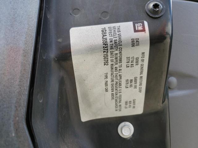 1G8AJ55F37Z150762 - 2007 SATURN ION LEVEL 2 黑色 照片 12
