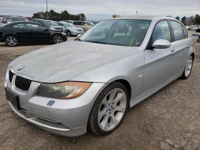 WBAVB73558KY64832 - 2008 BMW 3 SERIES I SILVER photo 2