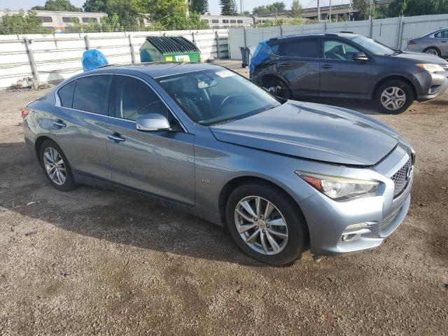 JN1CV7AP6GM202835 - 2016 INFINITI Q50 BASE GRAY photo 4