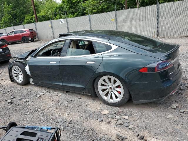 5YJSA1H11EFP43736 - 2014 TESLA MODEL S Yaşıl foto 2