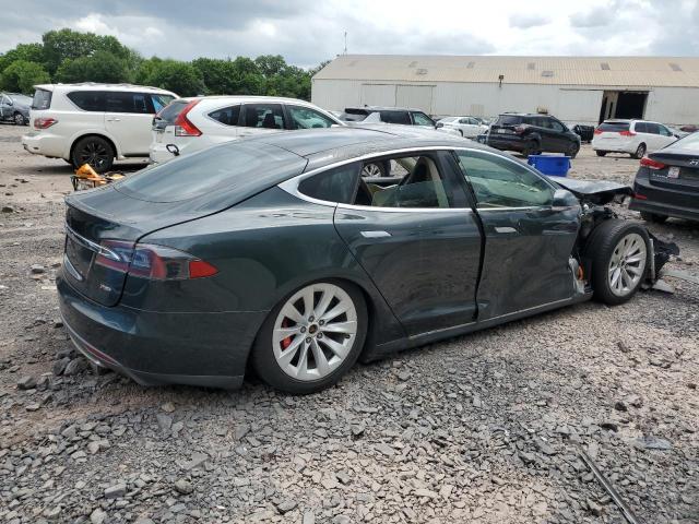 5YJSA1H11EFP43736 - 2014 TESLA MODEL S Yaşıl foto 3