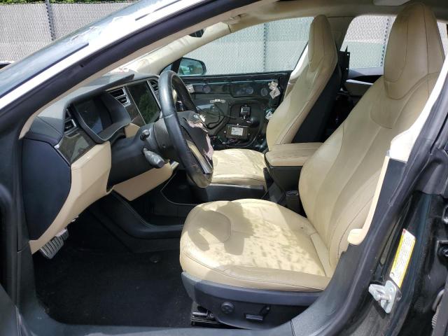 5YJSA1H11EFP43736 - 2014 TESLA MODEL S Yaşıl foto 7