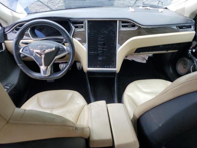 5YJSA1H11EFP43736 - 2014 TESLA MODEL S Yaşıl foto 8