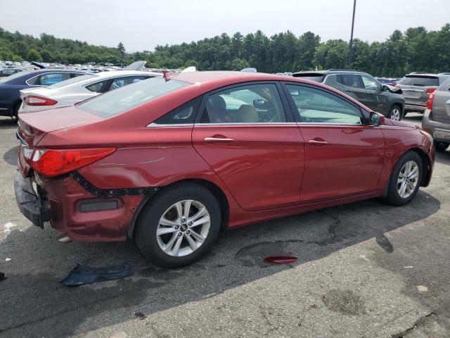 5NPEB4AC4DH558507 - 2013 HYUNDAI SONATA GLS RED photo 3