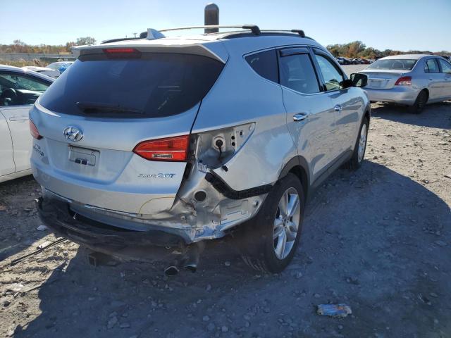 5XYZU3LA2DG121419 - 2013 HYUNDAI SANTE FE SILVER photo 4