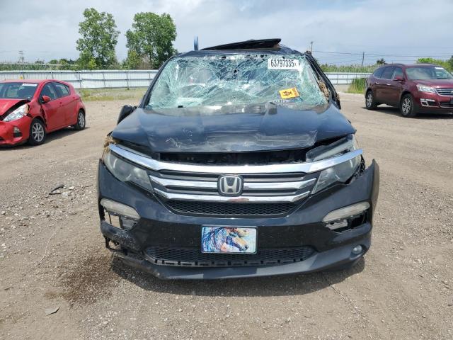 5FNYF6H6XGB018983 - 2016 HONDA PILOT EXL BLACK photo 5