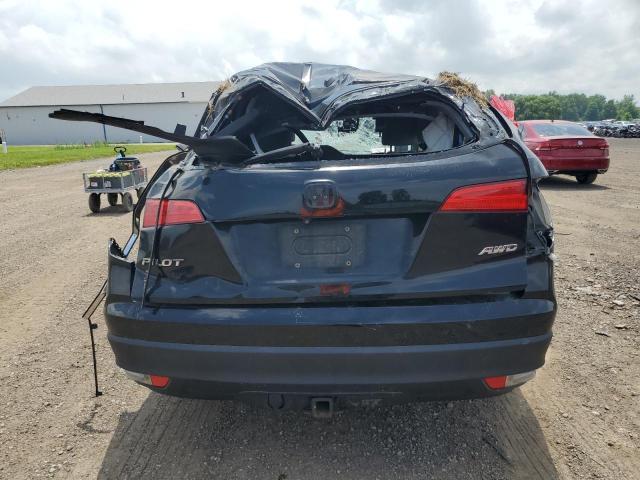 5FNYF6H6XGB018983 - 2016 HONDA PILOT EXL BLACK photo 6