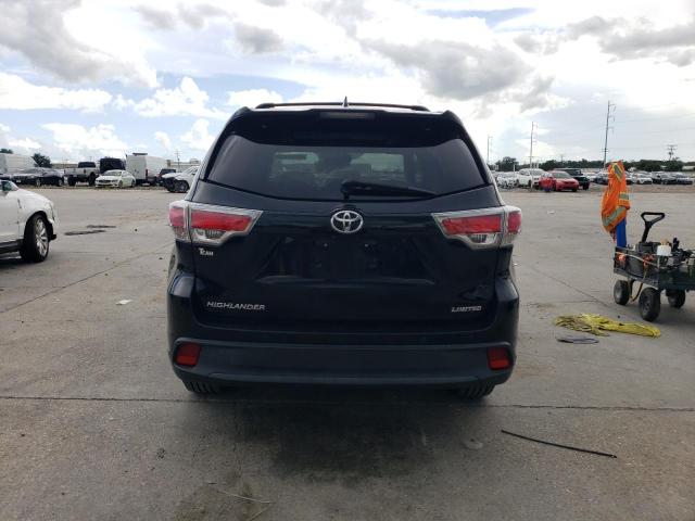 5TDYKRFH7FS050012 - 2015 TOYOTA HIGHLANDER LIMITED BLACK photo 6