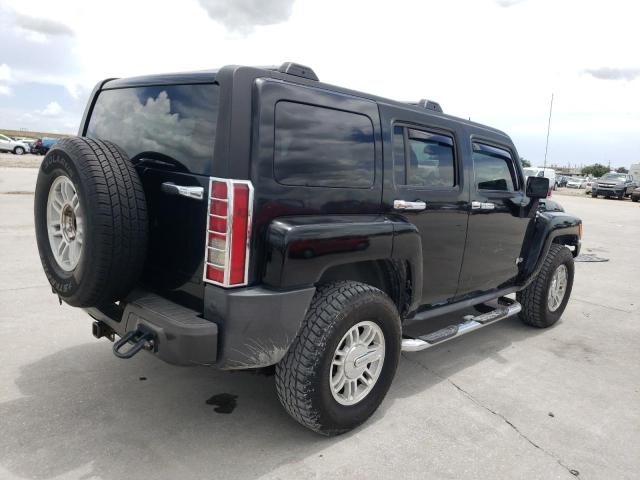 5GTDN13E678210994 - 2007 HUMMER H3 BLACK photo 3