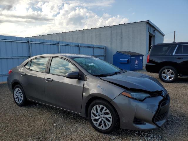 2T1BURHE4HC823369 - 2017 TOYOTA COROLLA L GRAY photo 4