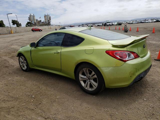 KMHHT6KD1AU011592 - 2010 HYUNDAI GENESIS CO 2.0T GREEN photo 2