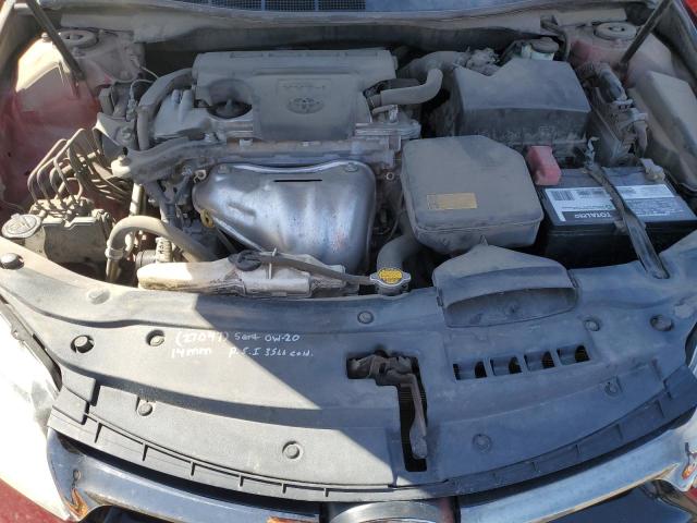 4T1BF1FK7FU903328 - 2015 TOYOTA CAMRY LE RED photo 11