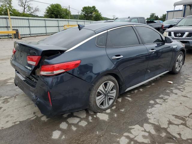 KNAGU4LE3H5011684 - 2017 KIA OPTIMA HYBRID BLUE photo 3