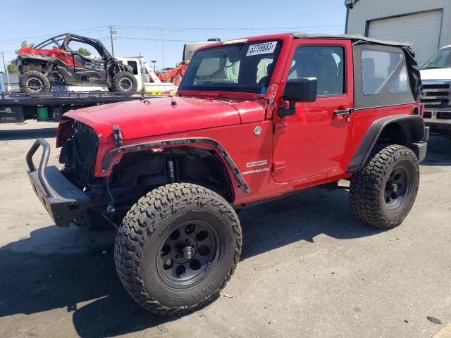 1C4AJWAG8CL133544 - 2012 JEEP WRANGLER SPORT RED photo 1