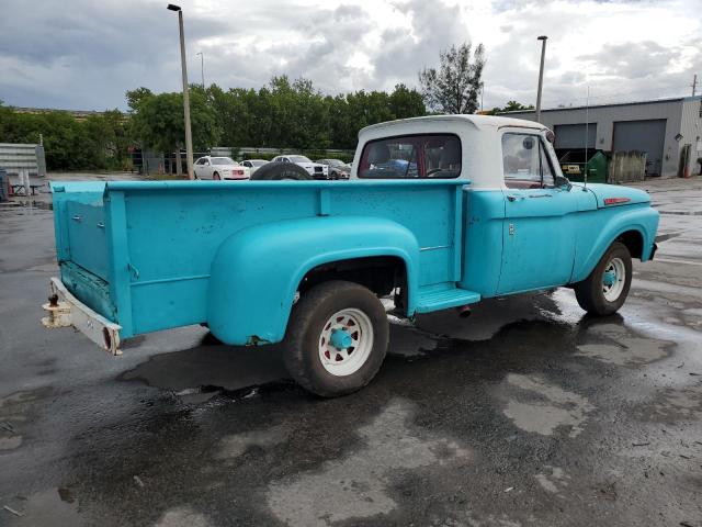 F10CK313008 - 1962 FORD F100 BLUE photo 3