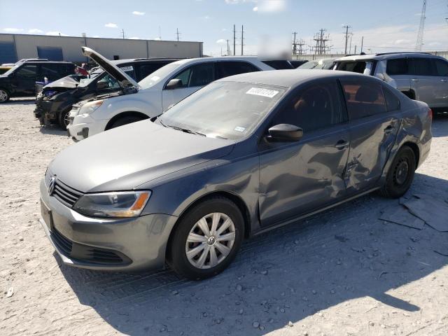 3VW2K7AJ3EM427581 - 2014 VOLKSWAGEN JETTA BASE 灰色 照片 1