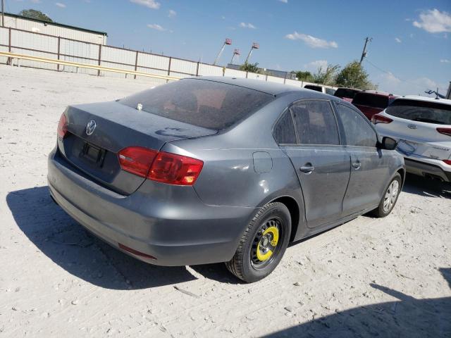 3VW2K7AJ3EM427581 - 2014 VOLKSWAGEN JETTA BASE 灰色 照片 3