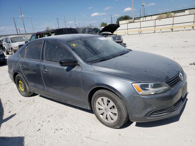 3VW2K7AJ3EM427581 - 2014 VOLKSWAGEN JETTA BASE 灰色 照片 4