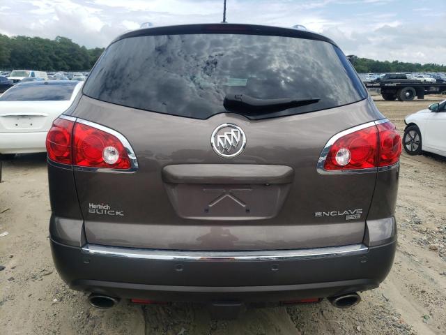 5GALRBED4AJ196452 - 2010 BUICK ENCLAVE CXL BROWN photo 6